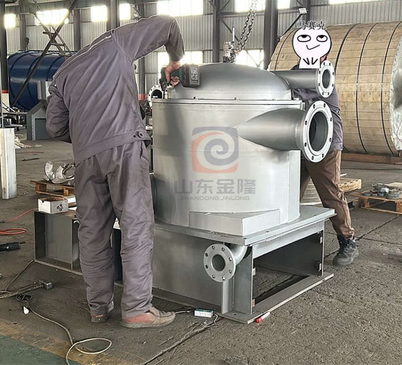 山东造纸厂订购0.5㎡压力筛主机发货
